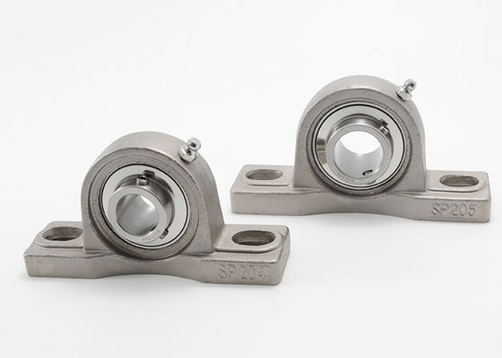 Beban Berat 2 Lubang Disegel Bantalan Blok Bantalan 440c Semua Stainless Steel SUCP310