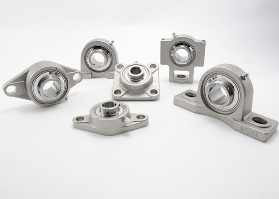 Beban Berat 2 Lubang Disegel Bantalan Blok Bantalan 440c Semua Stainless Steel SUCP310