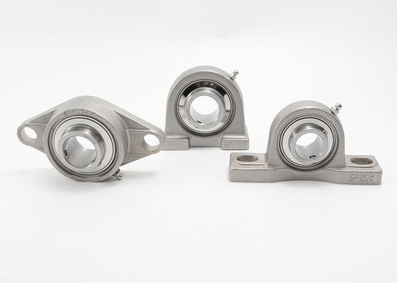 Beban Berat 2 Lubang Disegel Bantalan Blok Bantalan 440c Semua Stainless Steel SUCP310