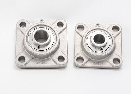 SUCF210 Pillow Block Ball Bearing Unit Stainless Steel 4 Lubang Dengan Set Soket Sekrup