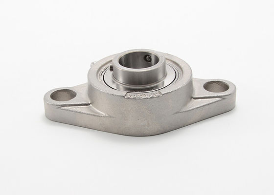 Stainless Steel 2 Bore Bantal Blok Bantalan 420 440c Non Ekspansi SUCFT207 Dengan Cincin Dalam Lebar