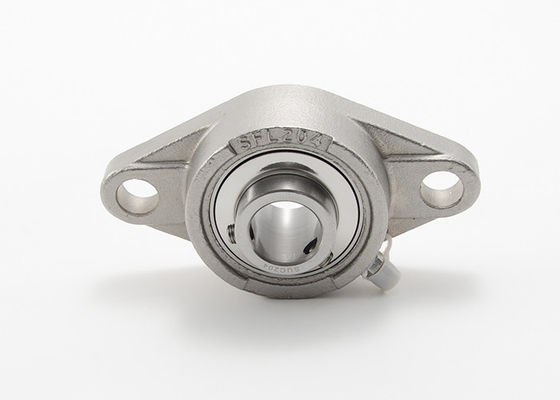 Stainless Steel 2 Bore Bantal Blok Bantalan 420 440c Non Ekspansi SUCFT207 Dengan Cincin Dalam Lebar